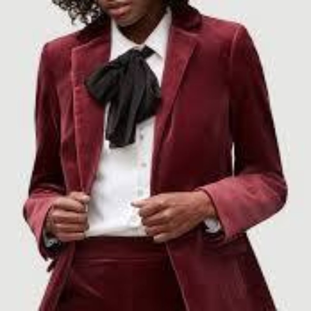 💜💜HP💜💜 NWT Frame Clasic Cut Blazer in Modern Luxe Velvet
